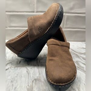 Born Tan Leather Mules